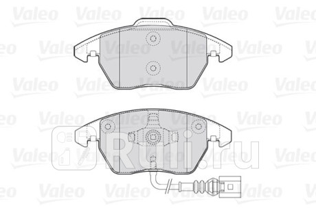 301635 - Колодки тормозные дисковые передние (VALEO) Volkswagen Passat B5 plus (2000-2005) для Volkswagen Passat B5 plus (2000-2005), VALEO, 301635