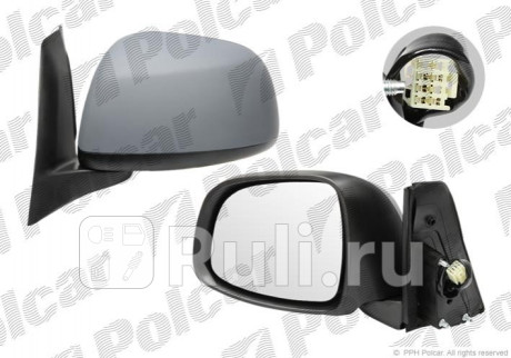3075522M - Зеркало правое (Polcar) Fiat Sedici (2005-2014) для Fiat Sedici (2005-2014), Polcar, 3075522M
