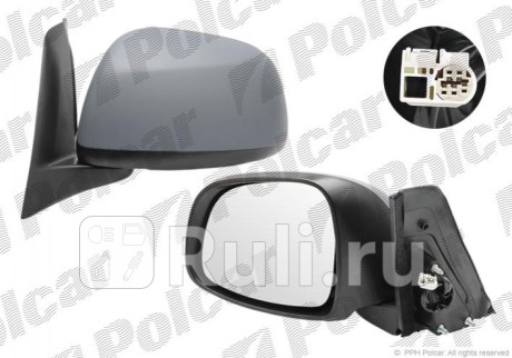7435511M - Зеркало левое (Polcar) Suzuki SX4 (2006-2014) для Suzuki SX4 (2006-2014), Polcar, 7435511M