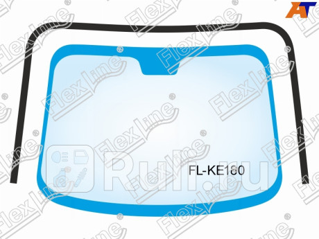 FL-KE180 - Молдинг лобового стекла (FLEXLINE) Toyota Corolla 180 рестайлинг (2016-2018) для Toyota Corolla 180 (2016-2018) рестайлинг, FLEXLINE, FL-KE180