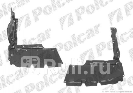 81253461Q - Пыльник двигателя правый (Polcar) Toyota Avensis 2 (2003-2006) для Toyota Avensis 2 T250 (2003-2006), Polcar, 81253461Q