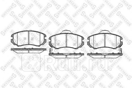 964 002B-SX - Колодки тормозные дисковые передние (STELLOX) Kia Venga (2009-2018) для Kia Venga (2009-2018), STELLOX, 964 002B-SX